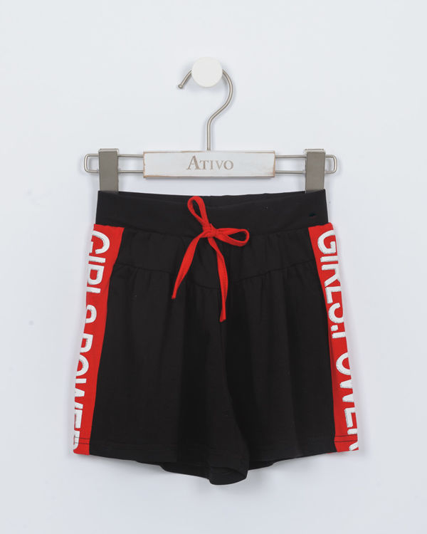 Picture of C2014-GIRLS COTTON WIDER SHORTS WITH ELASTICATED WAIST